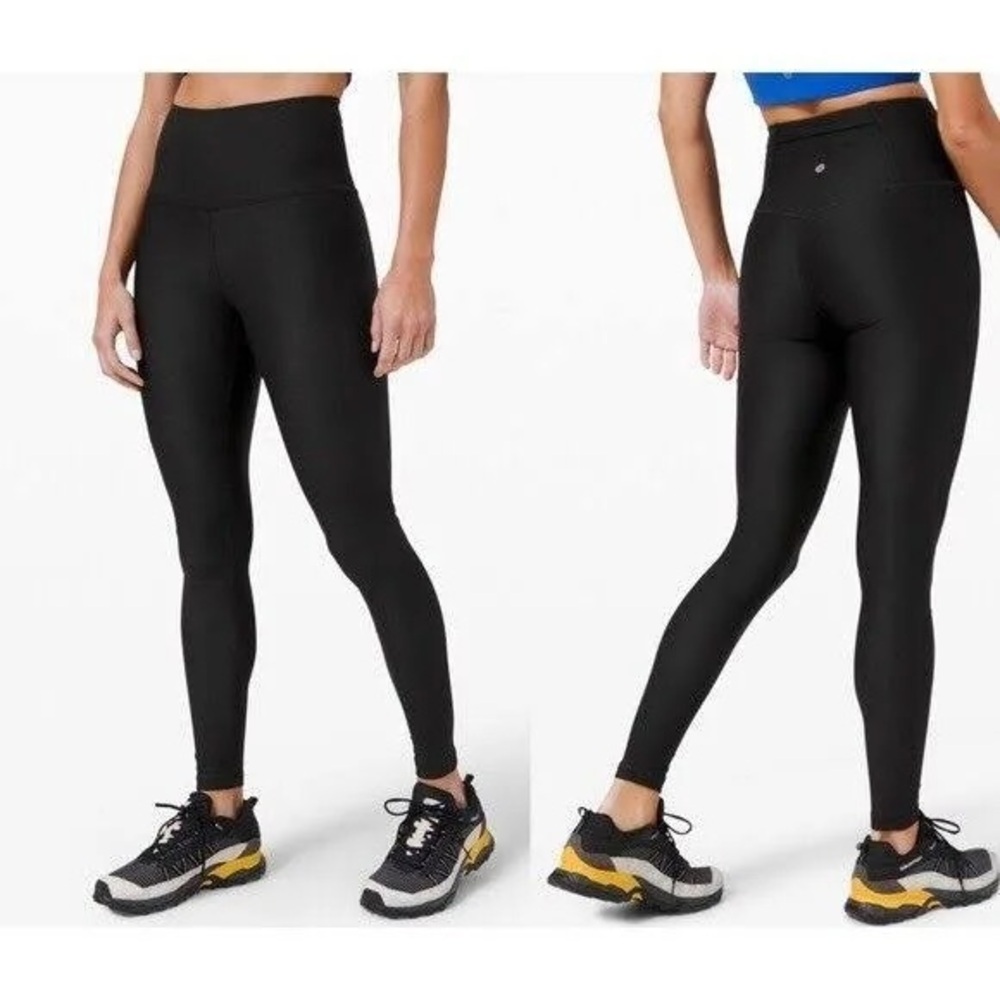 Lululemon mapped out black camo leggings 28